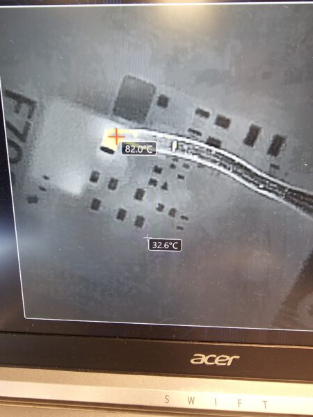 Ps5 Reparatur Bremen, Kurzschluss am Kondensator. Playstation Fix Reparatur.