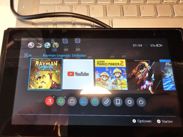 Switch wieder heile